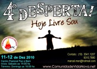 4° Despertai - Dias 11 e 12 de Dezembro de 2010